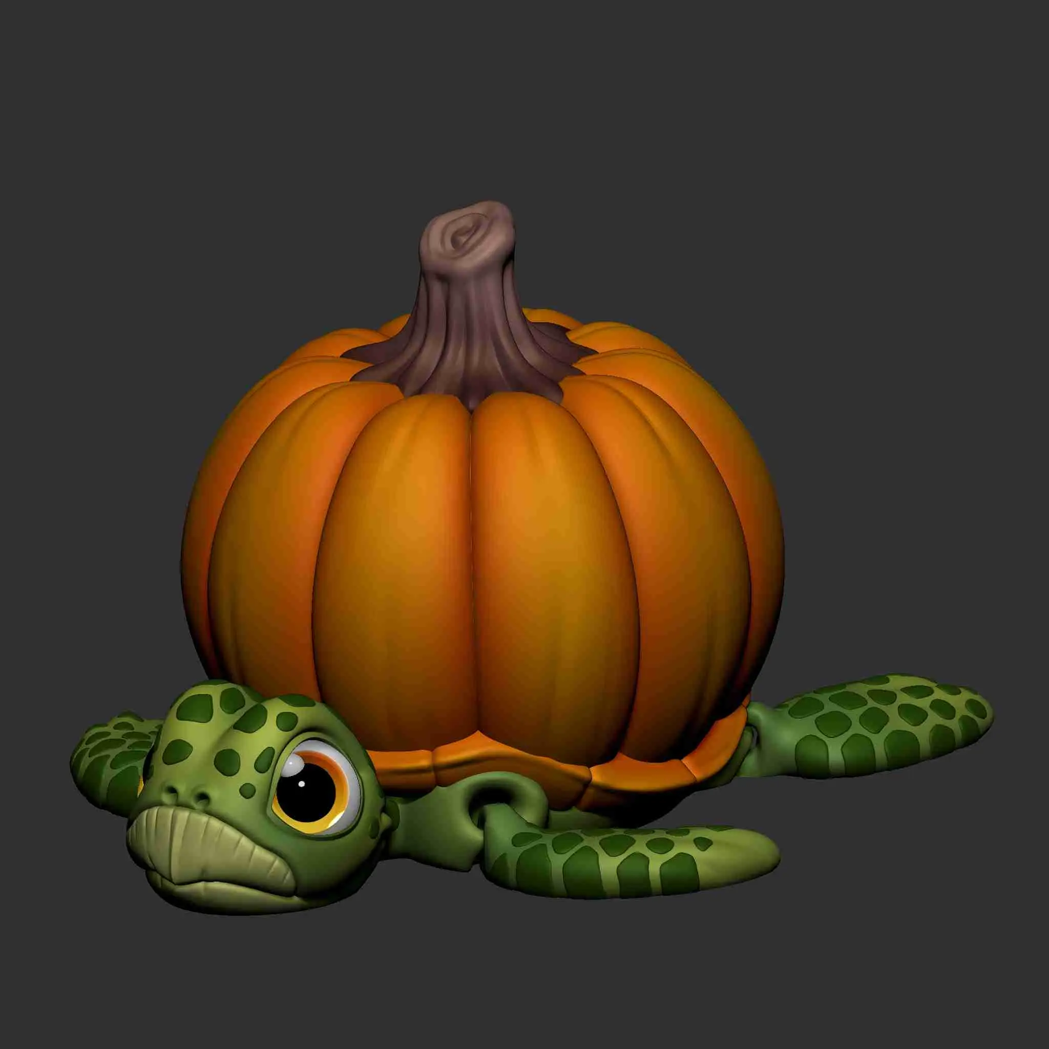 FLEXI PUMPKINTURTLE (PRINT IN PLACE)