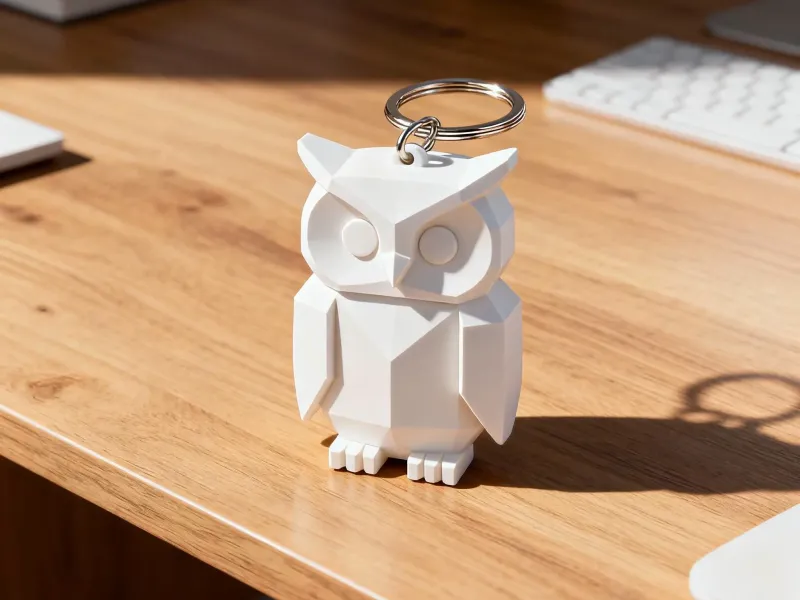 Keychain buho de la suerte