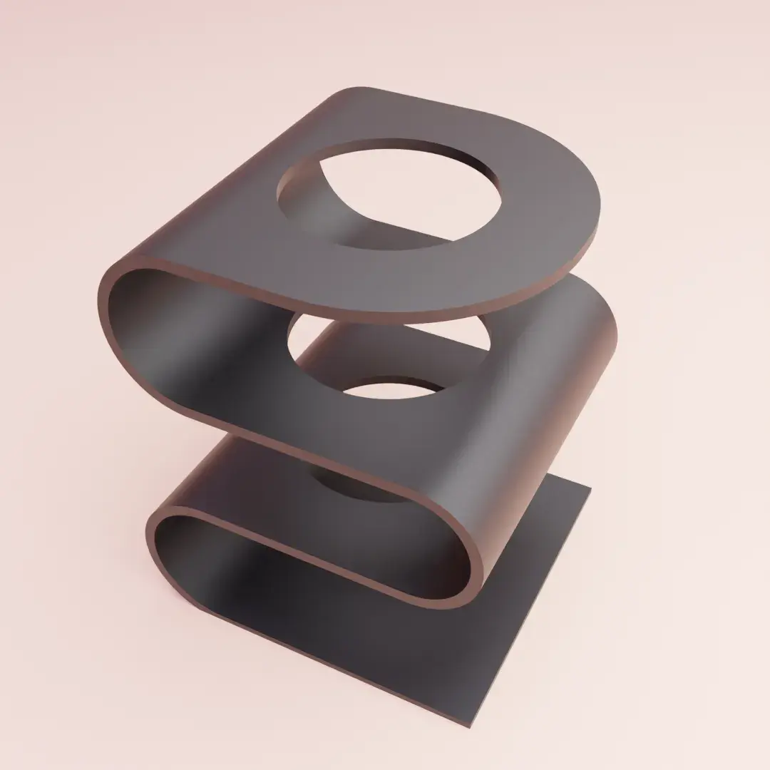 cool curve minimalist pencil holder