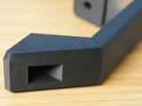 Modern Angular Front Mounted Drawer Pull or Door Handle-3