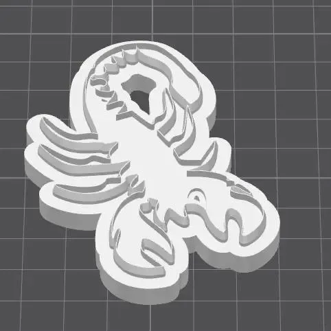 Scorpio scorpion cookie cutter