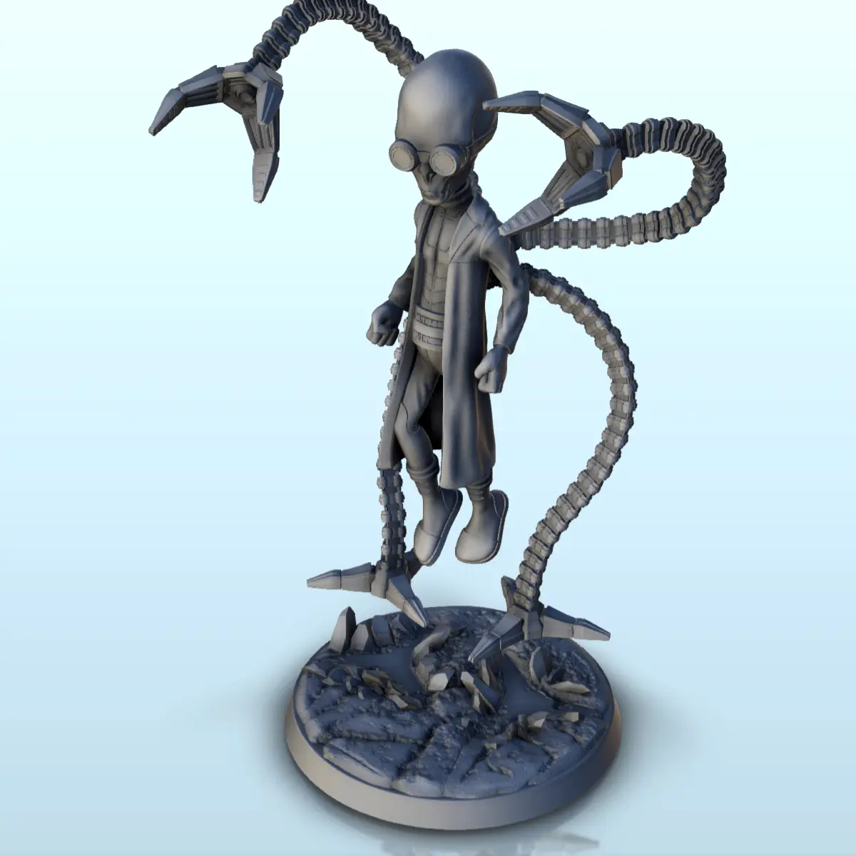 Alien Dr Octopus con gafas y garras (21) (+ pre-supporte