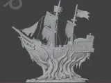 Ancient Rootbound Pirate Ship STL-6