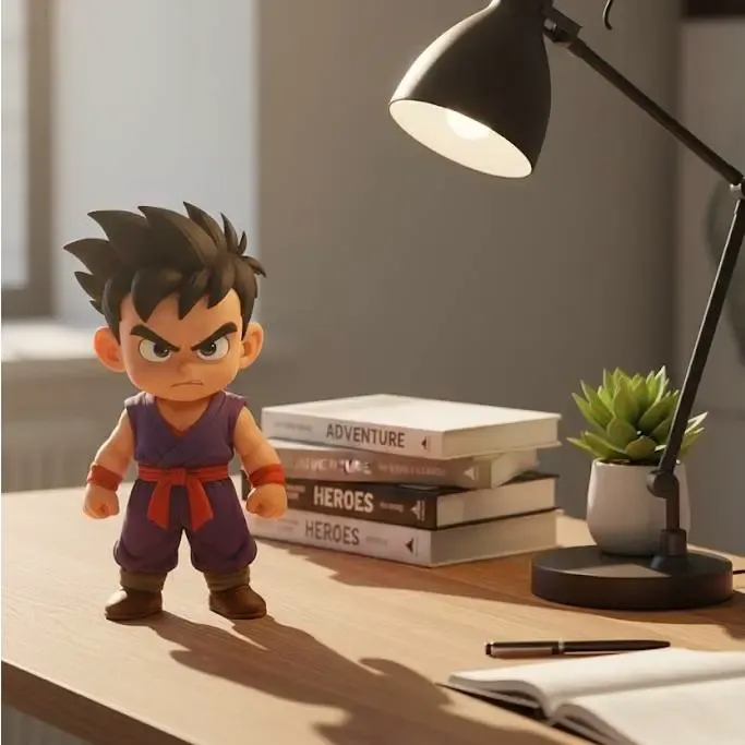 Gohan Kid (Chibi Style) - Ready for Battle 3D Print