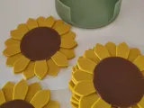 Sunflower coasters-2