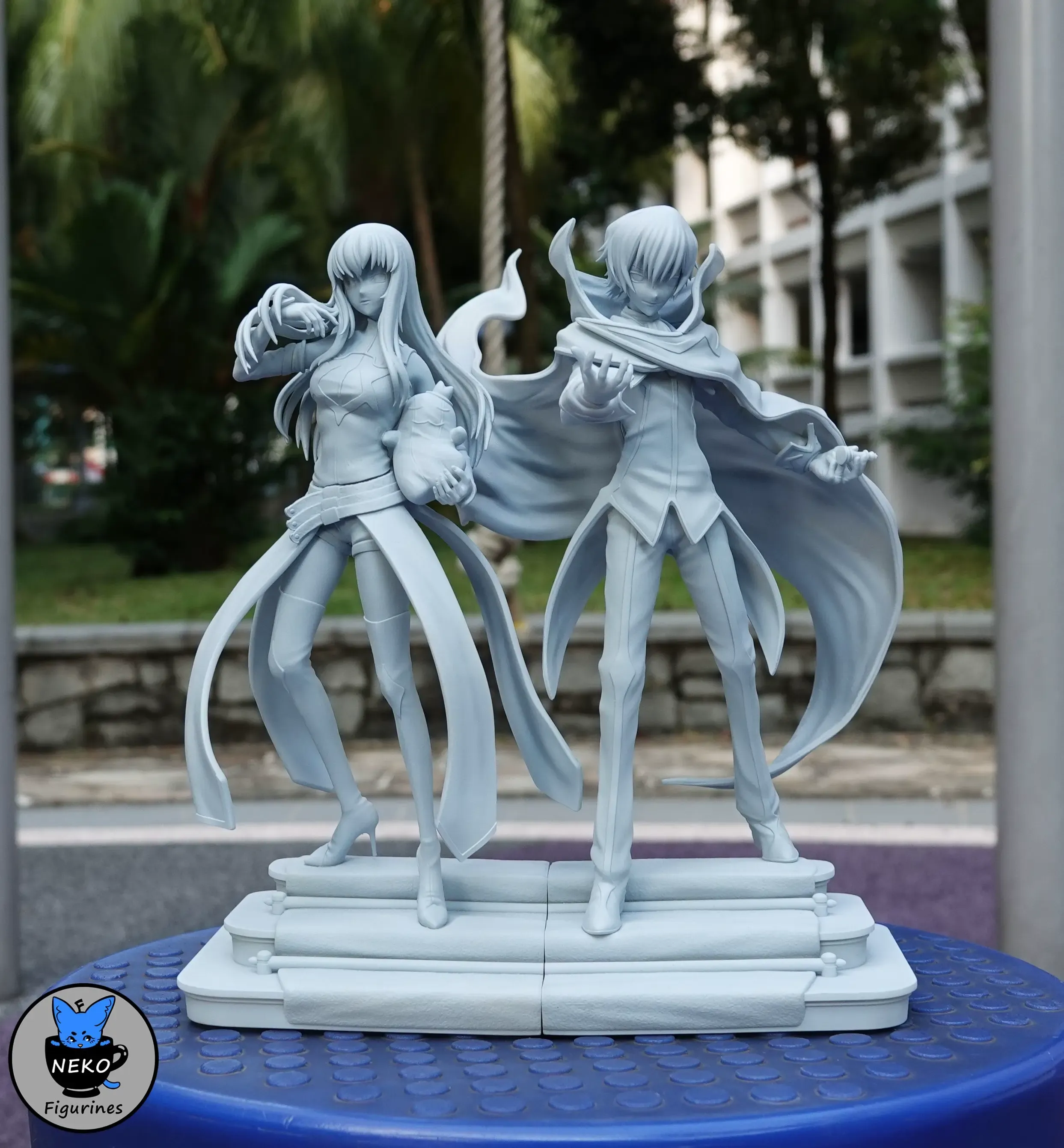 Lelouch and C.C - CODE GEASS Anime Figurine for 3D Printing
