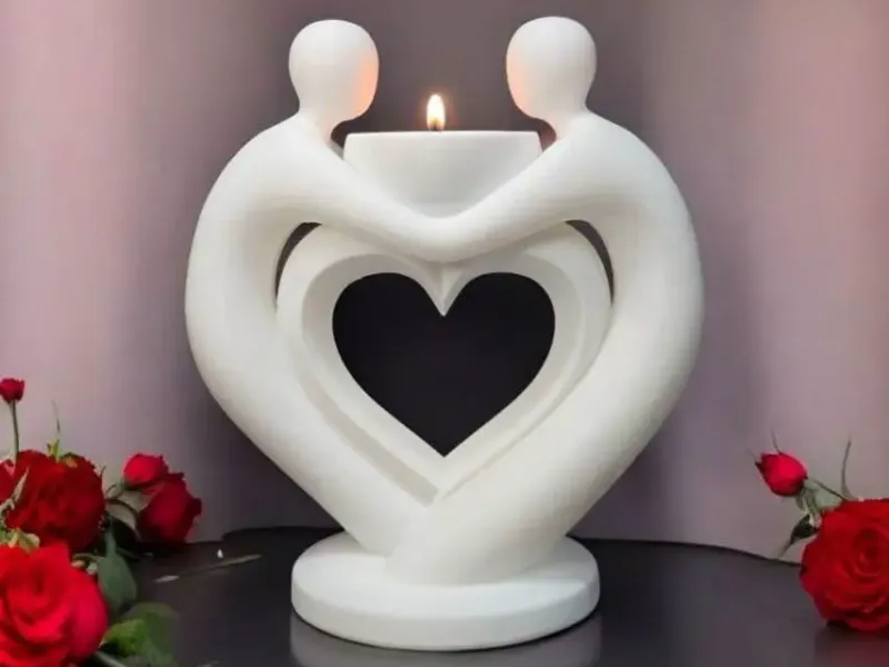 Valentine Heart Candle Holder