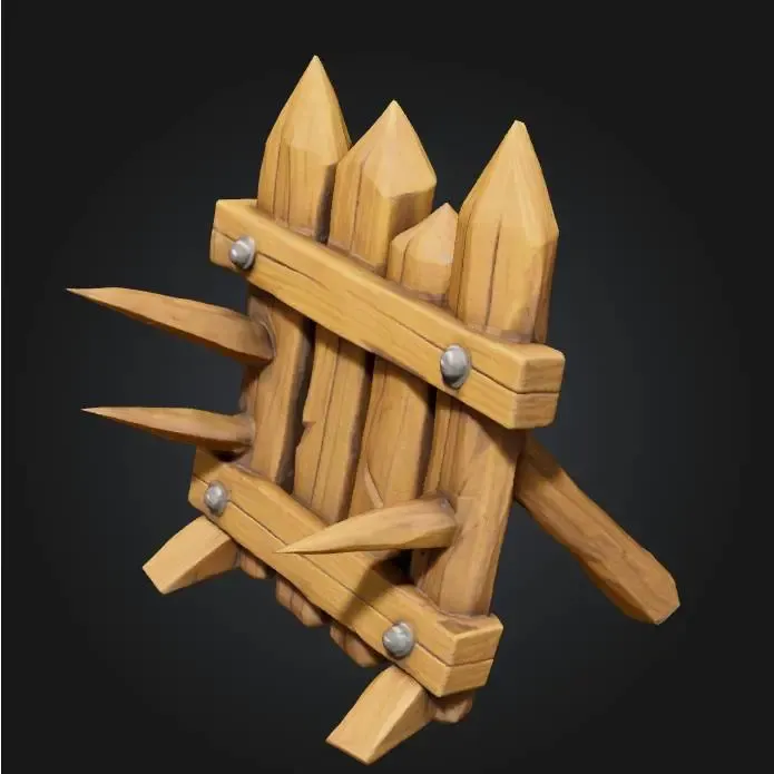 Fortified Barrier D&D tabletop terrain miniature