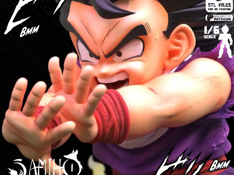 Samiho Studios - Gohan Masenko: STLs ready for printing