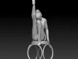striptease girl 2 3D print model-0