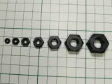 M3 to M12 Metric Nut Reference Set for 3D Design | TMD-0
