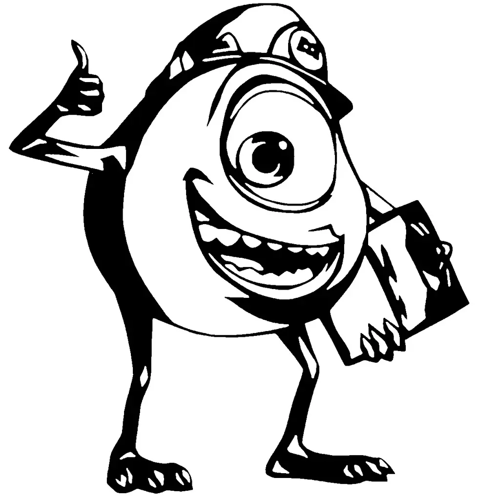 2D Mike Wazowski | 3D models download | Creality Cloud