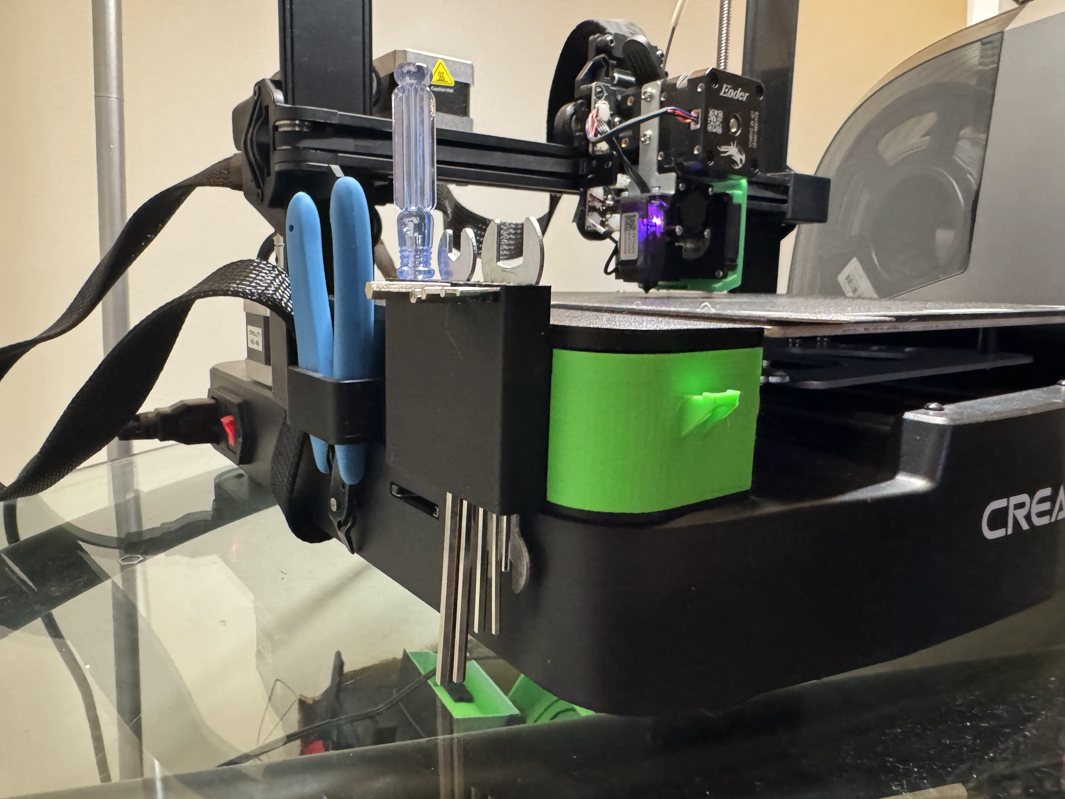 Ender-3 V3 KE/SE Tool Holder Side Drawer V2