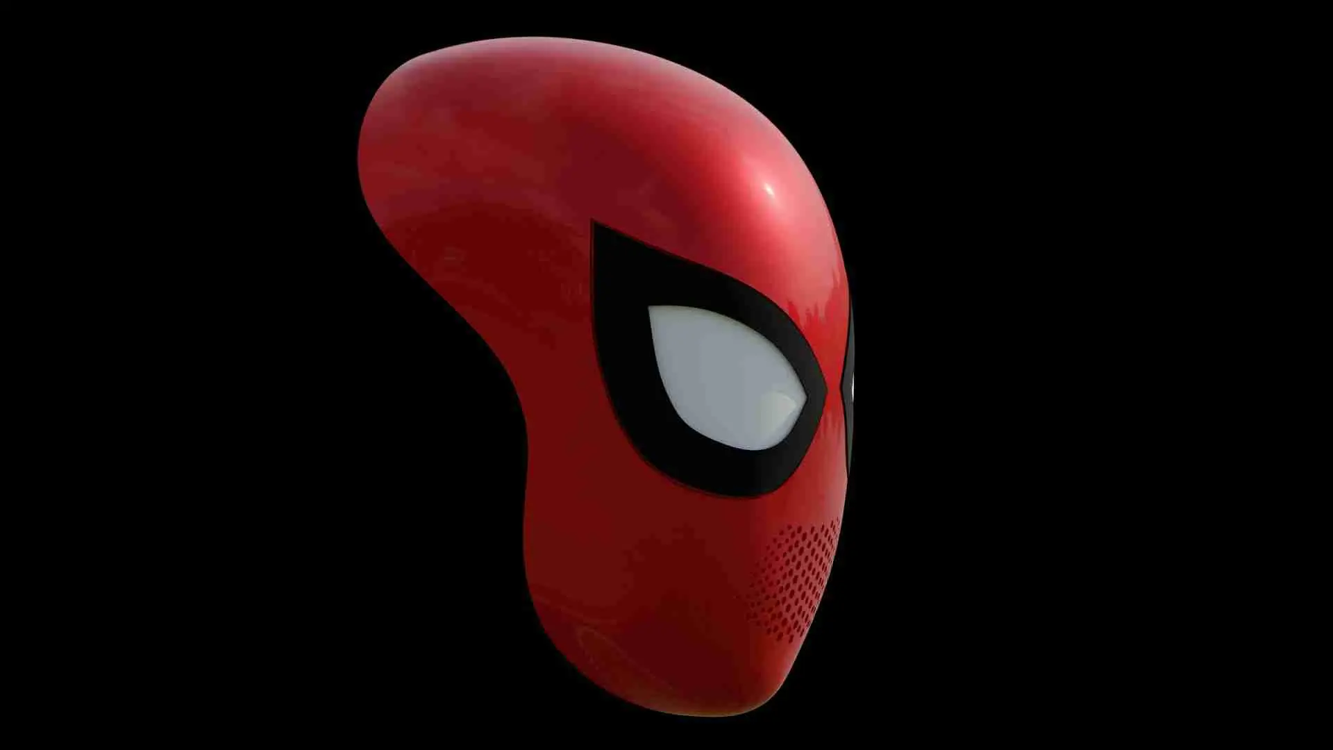 peter b parker faceshell 3d model