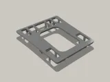 W201 E190 1983 Shift Frame 3d Model-1