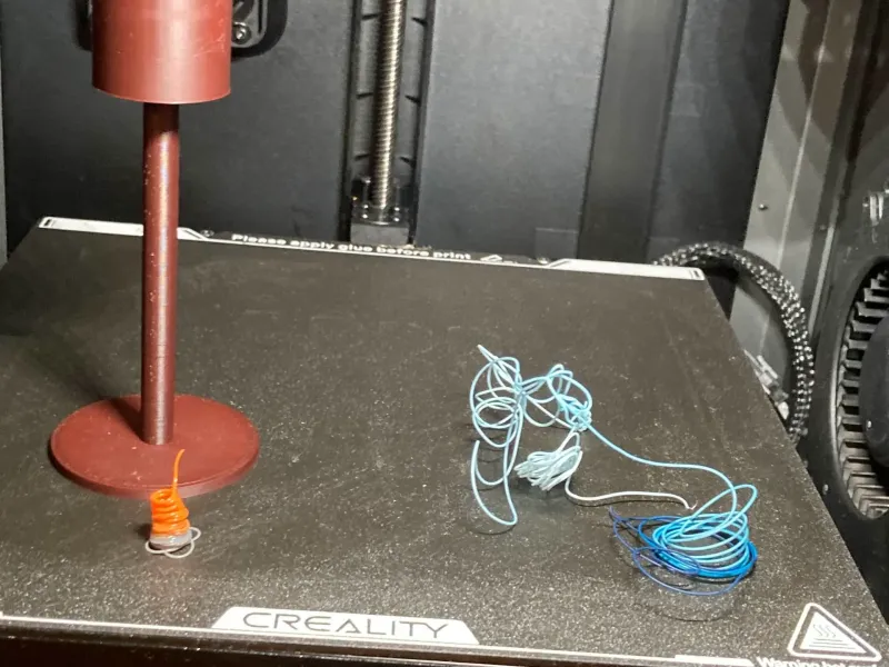 filament extruder opvanger