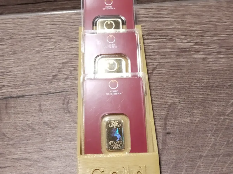 Gold Schatulle