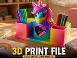 5 Kids Organizer STL Bundle – Pencil Holders-7