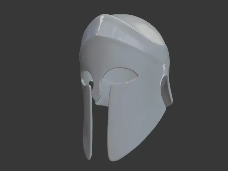 Ancient Greek Helmet – Spartan Warrior 3D Print