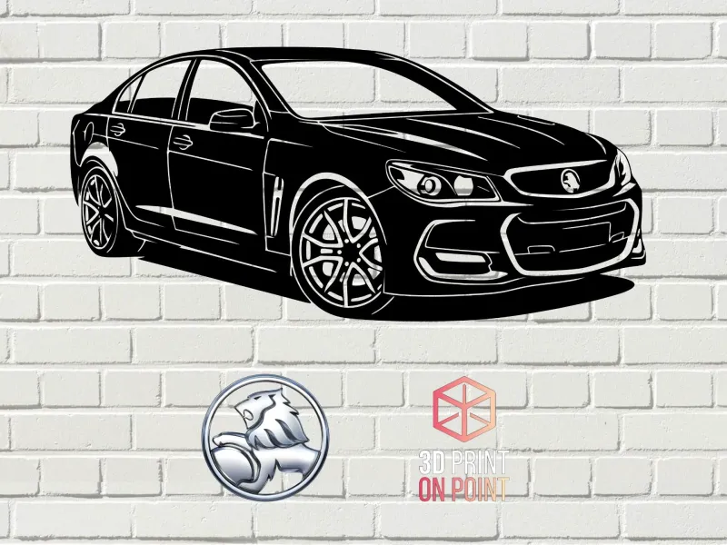 HOLDEN VF SSV COMMODORE - 2D WALL ART