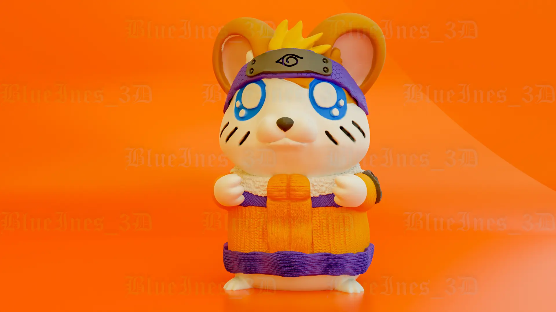 HARUTO! HAMTARO X NARUTO | 3D models download | Creality Cloud