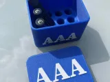 Storage, tray for AAA batteries-4