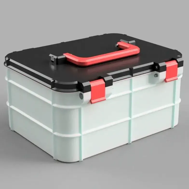 Box with handle 20x15x10cm (no support)