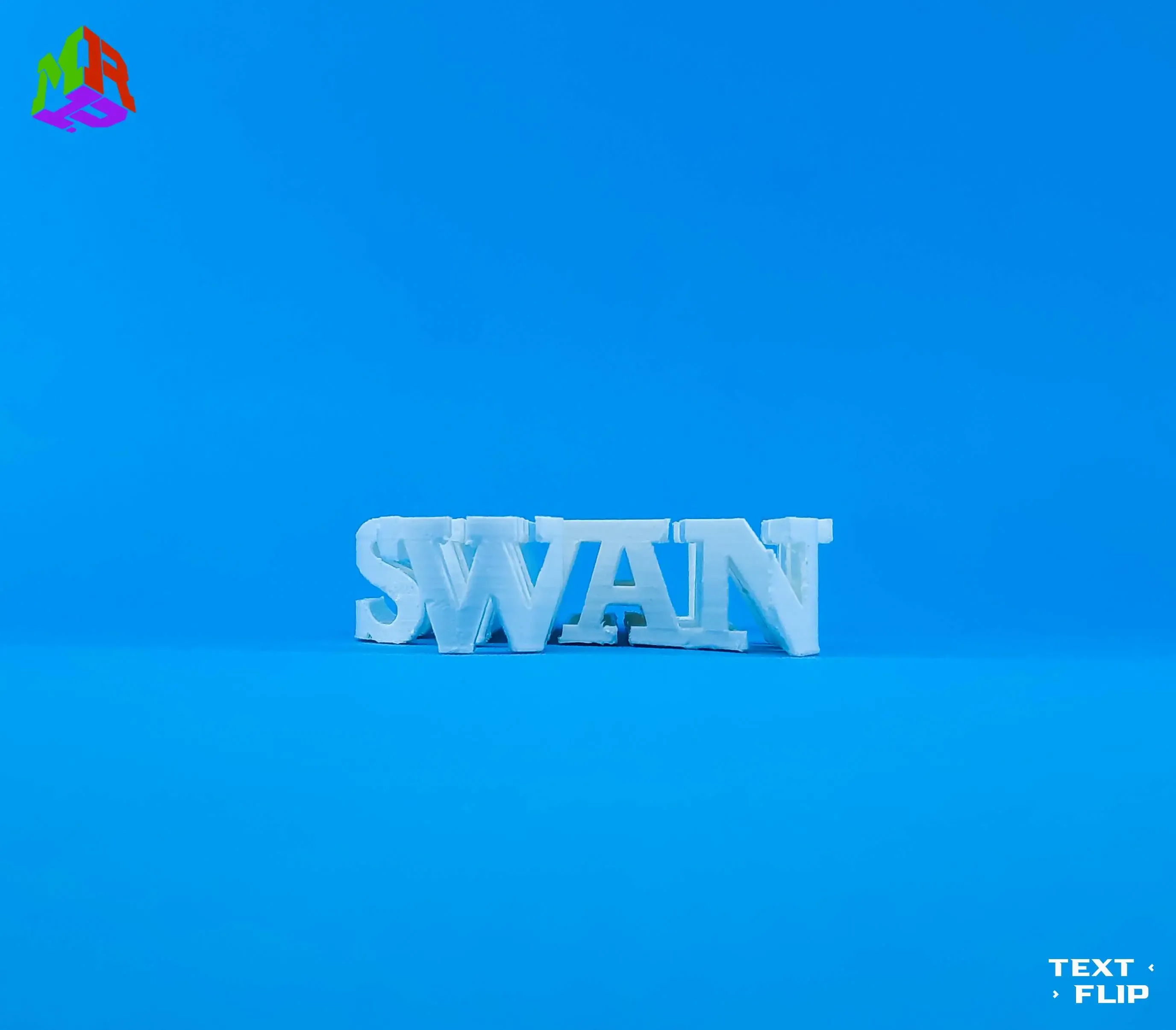 Text Flip - Swan
