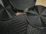 Infill Pattern Coasters with Caddies for 4, 6 or 8-2