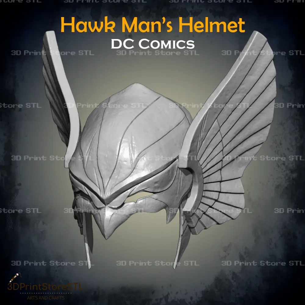 Hawkman Helmet Cosplay DC Comics - STL File