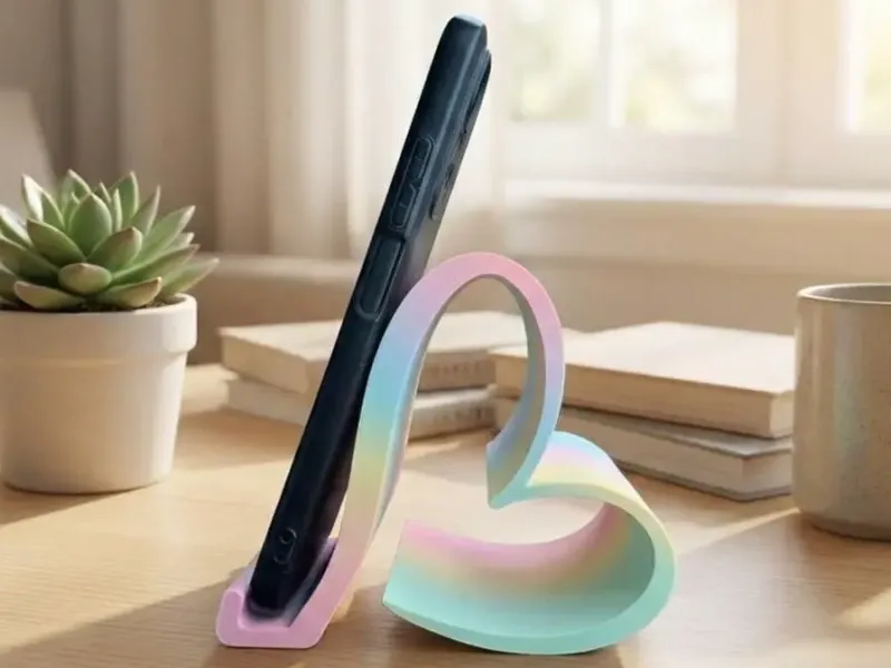 Soporte Celular Corazon -Heart Cell phone holder