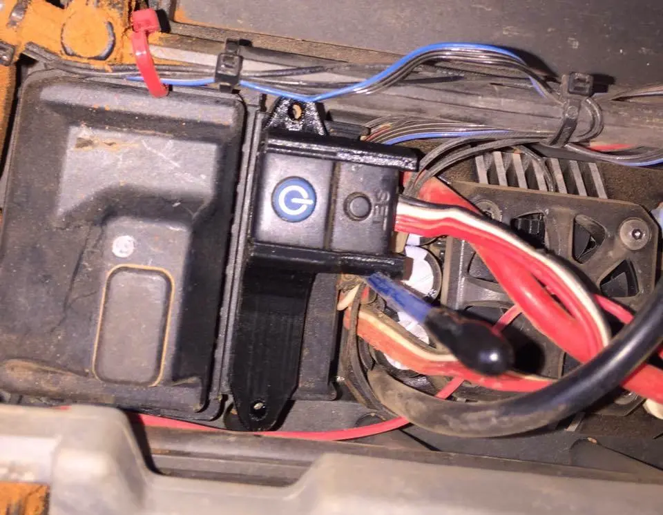 Hobbywing Max6 Switch mount for Traxxas X-maxx