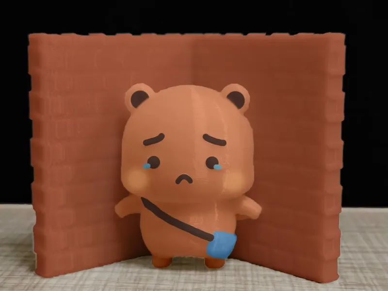 Couple Bear-wall corner_bubu