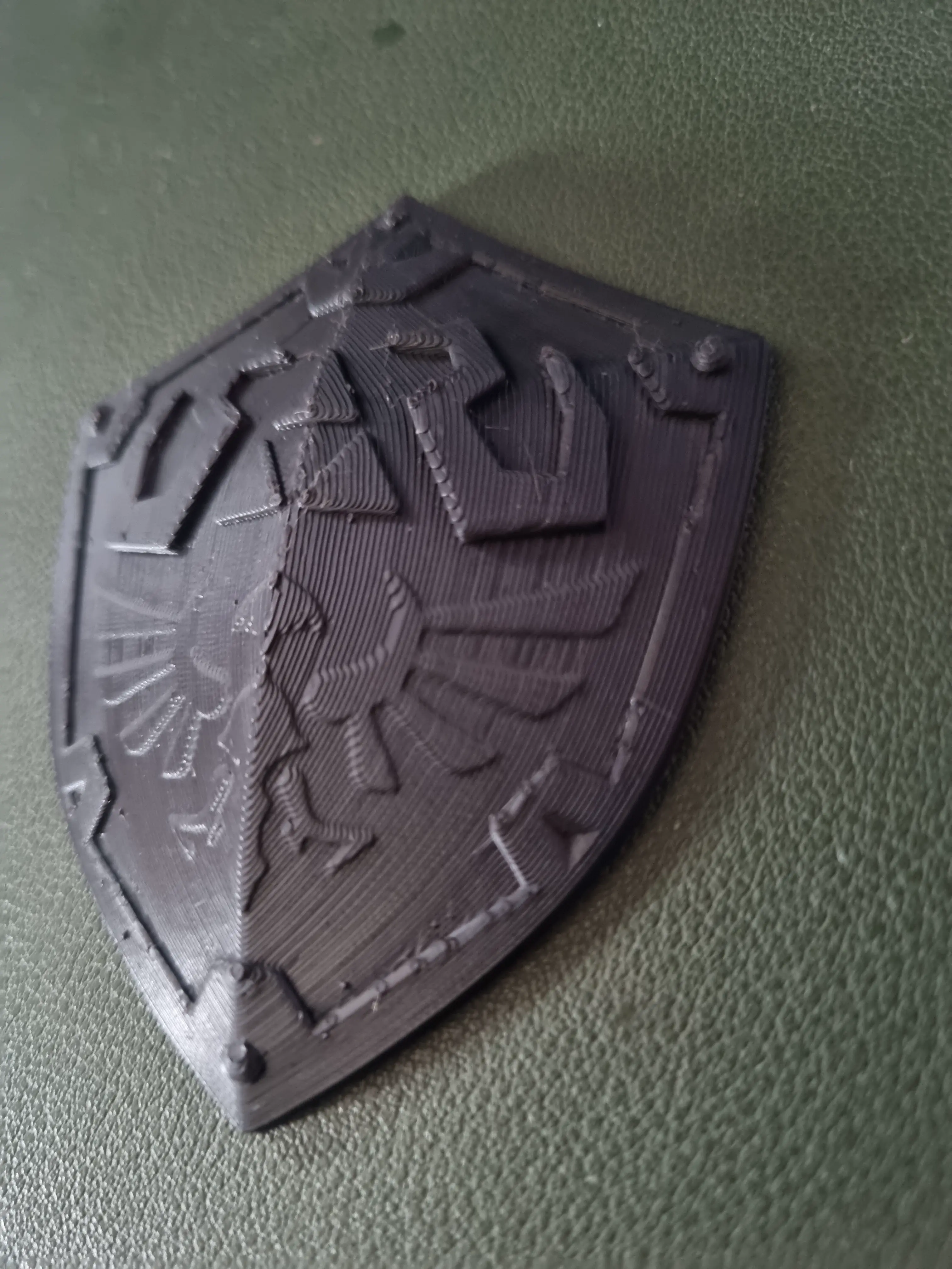 Hylian sheild from The Legend of Zelda
