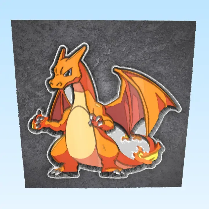 Dracaufeu Art portrait 
