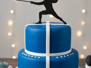 Fencing Cake Topper