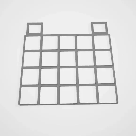 Gridfinity Base 4x5 Toolpro 36inch (Rear)