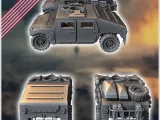 Humvee M998 High mobility multipurpose wheeled vehicle HMMWV-4