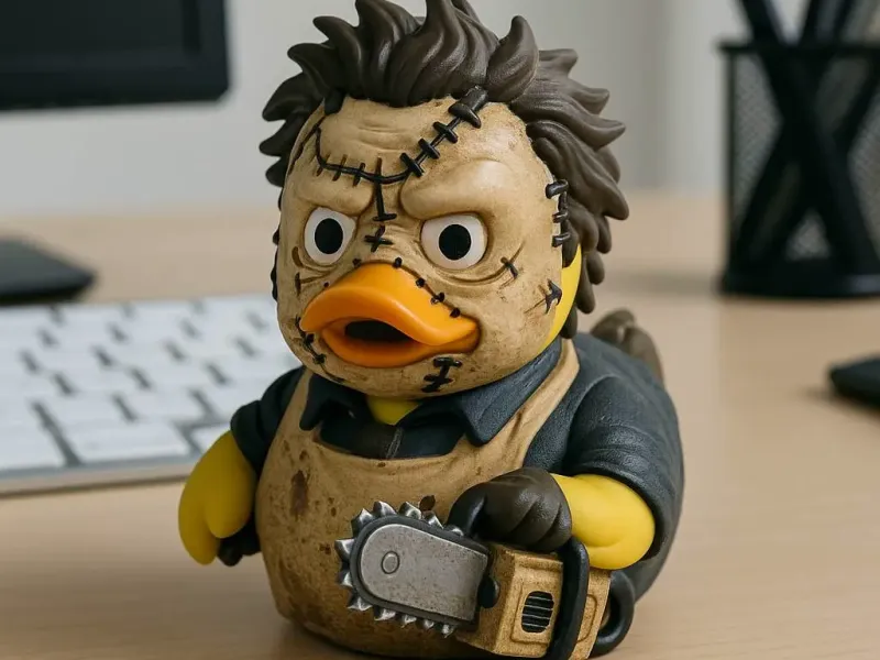 Pato de Goma - Leatherface Halloween - Impresión 3D