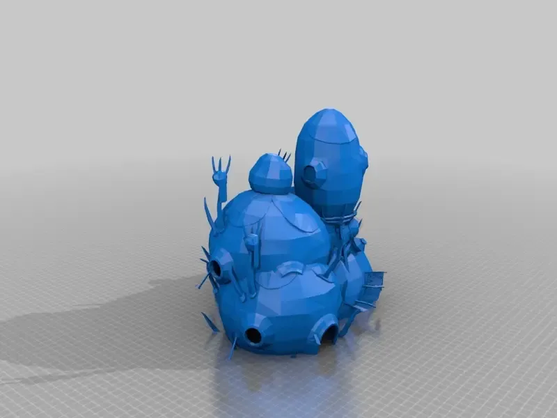 primitive large house 1 - low poly