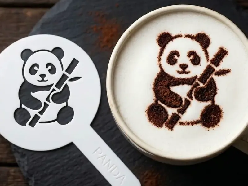 Plantillas de espuma de leche/plantilla creativa para niños