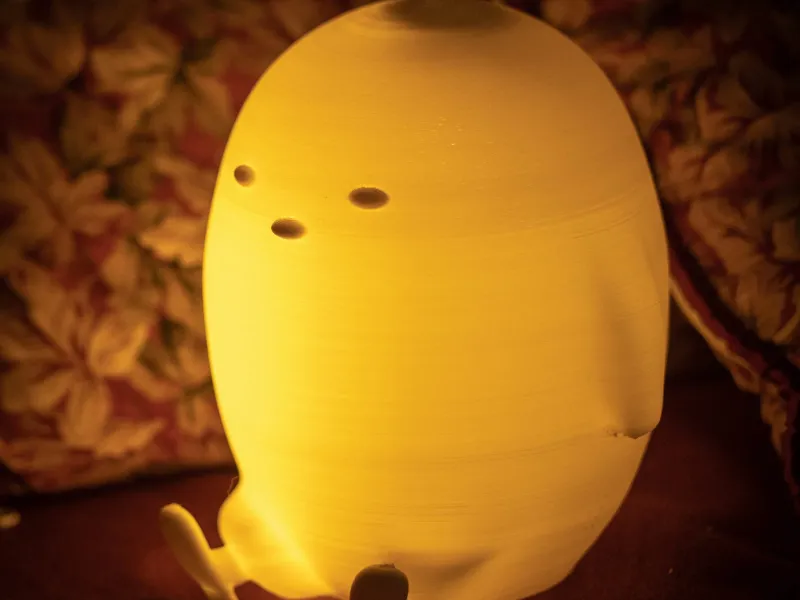 Alice Academy - Lampada FanArt di Piyo il pulcino gigante mutante