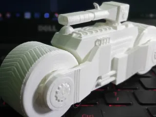 Battle Motorcycle with laser canon
