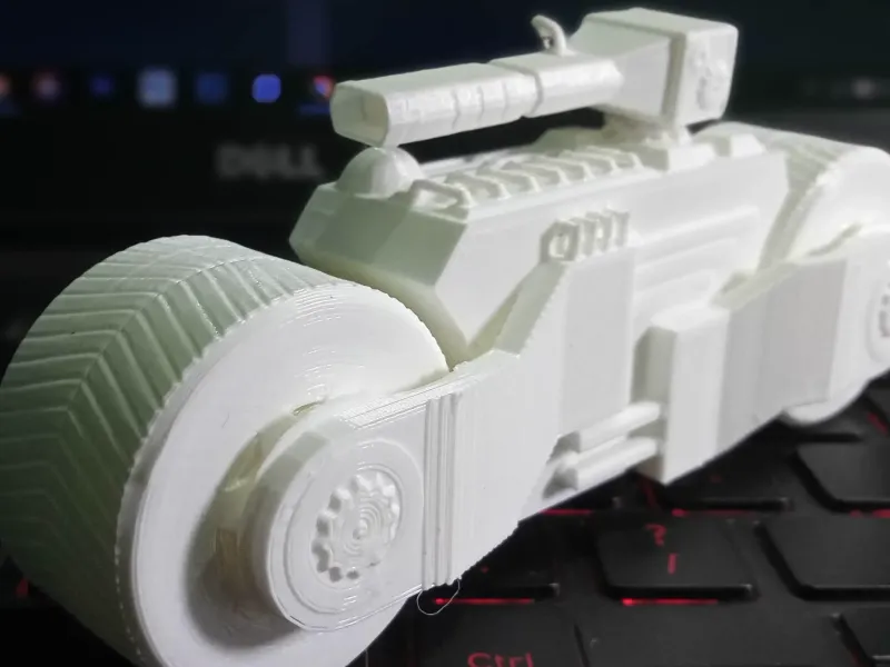 Battle Motorcycle with laser canon