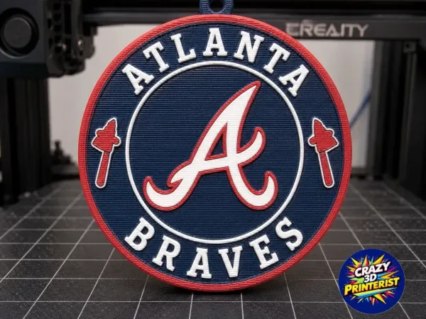 Atlanta Braves Logo Keychain (3 colors)