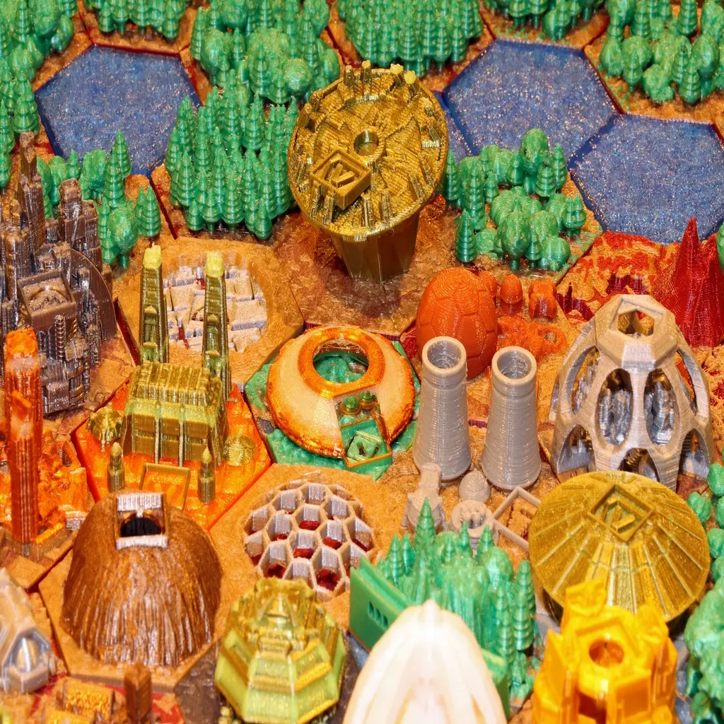 RifRaf Terraforming Mars Tiles Full Set