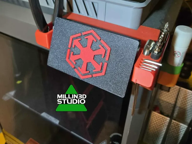 Creality K2 Plus Star Wars Sith Logo Screen Cover