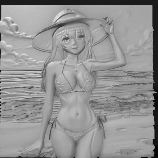 at the beach  4