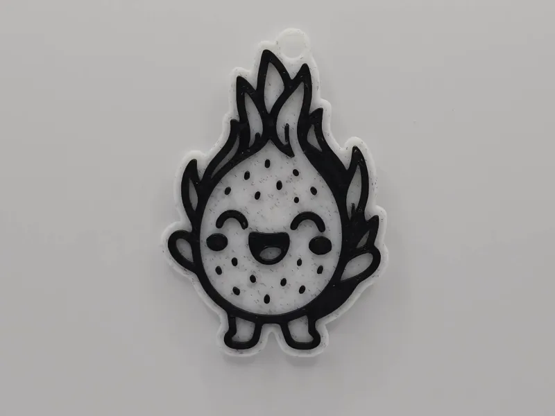Cute Pitaya Keychain