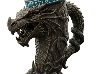 Viking Dragon Mug (1536P³)